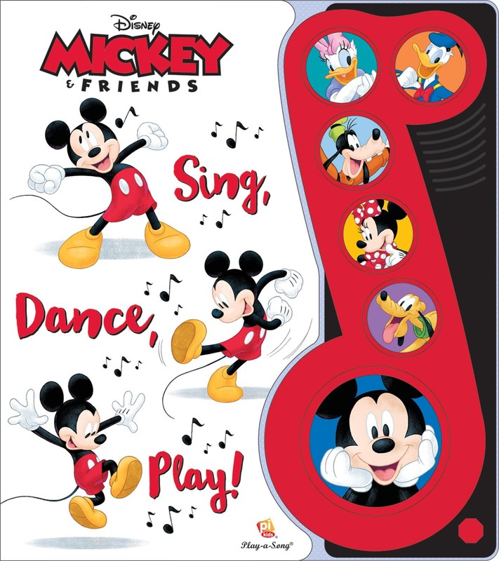 Disney Mickey Mouse & Friends – Sing, Dance, Play! Music Sound Book – PI Kid…