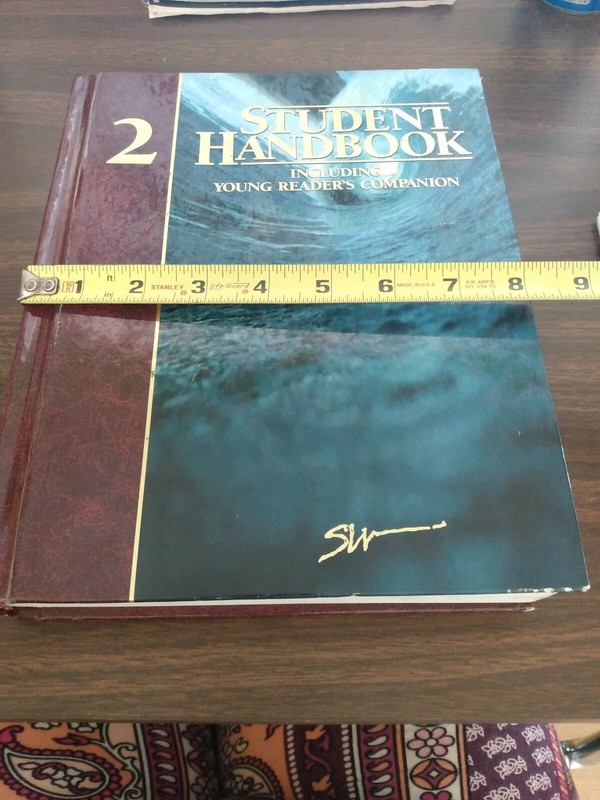 STUDENT HANDBOOK INCLUDING YOUNG READER'S COMPANION (2). (Cm) gallery