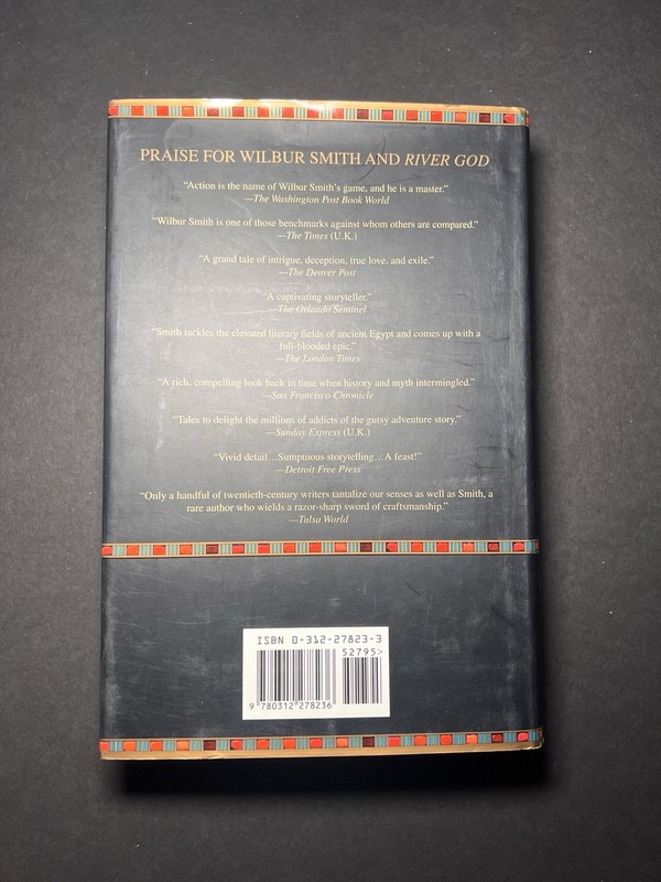 Wilbur Smith Warlock Novels of Ancient Egypt Hardcover 1st Ed 2001 DJ gallery