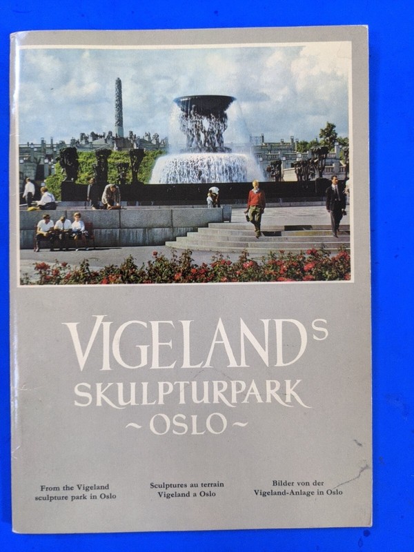 Vigeland Sculpture Park Oslo Norway Booklet 38 Pages