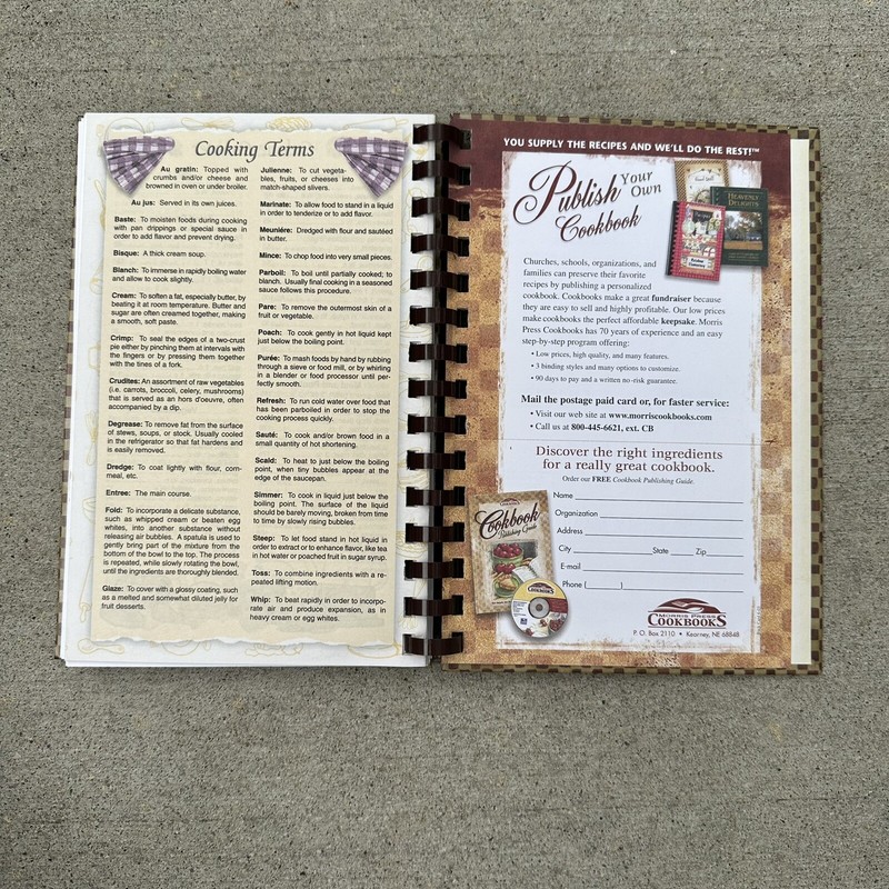 Vintage 2004 Cookbook Riverside United Methodist Church Hardcover Salisbury MD gallery