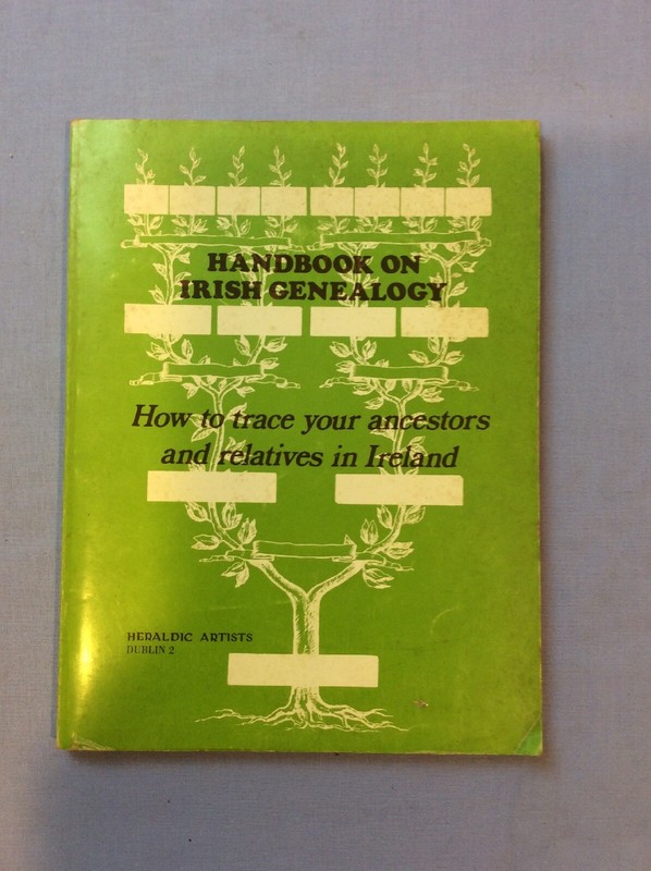 Handbook Irish Genealogy SC Heraldic Artists 1st Impression 1970 93 Pages #345