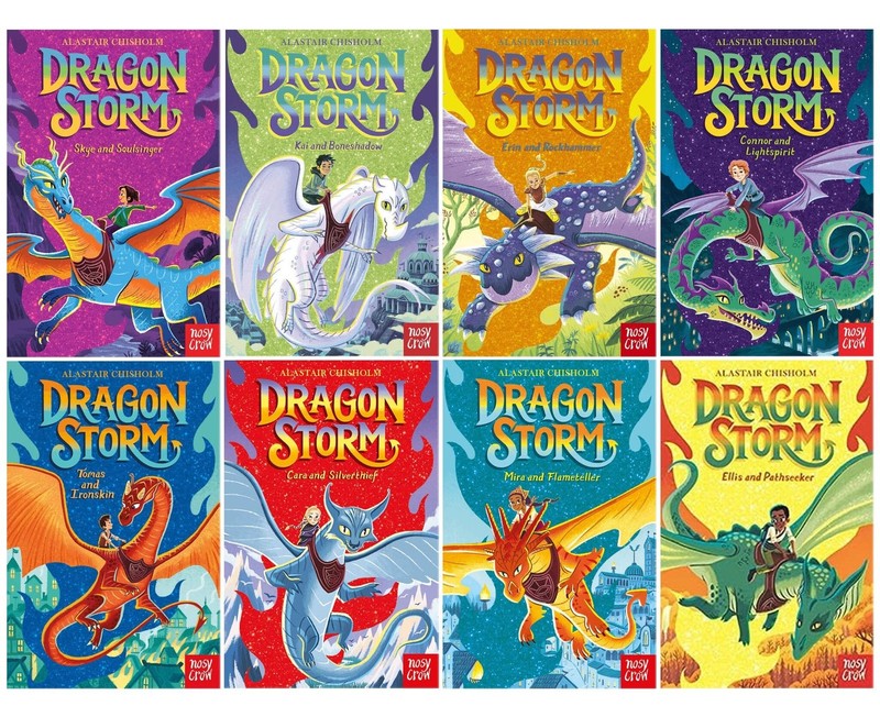Dragon Storm Series By Alastair Chisholm 8 Books Collection Set - Ages 7-10 - PB gallery