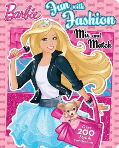 Barbie Fun with Fashion Mix and Match (Mix Match) – Board book – ACCEPTABLE