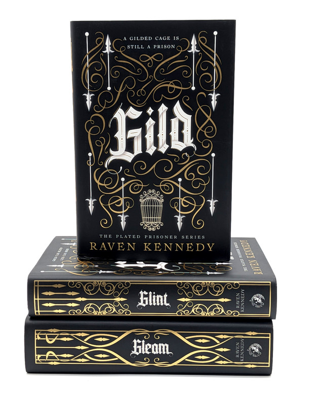 FairyLoot Exclusive: The Plated Prisoner 1-3 Set by Raven Kennedy SIGNED, HC/DJ