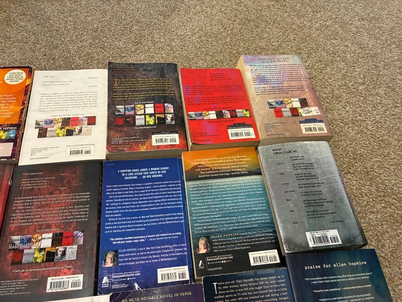 Ellen Hopkins - Complete 21 Novel Collection - All Published Books - RARE! gallery