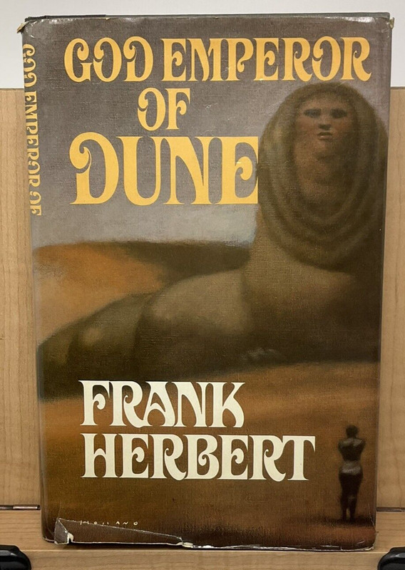 Dune Ser.: God Emperor of Dune by Frank Herbert (1981, Hardcover) 1st Edition F7