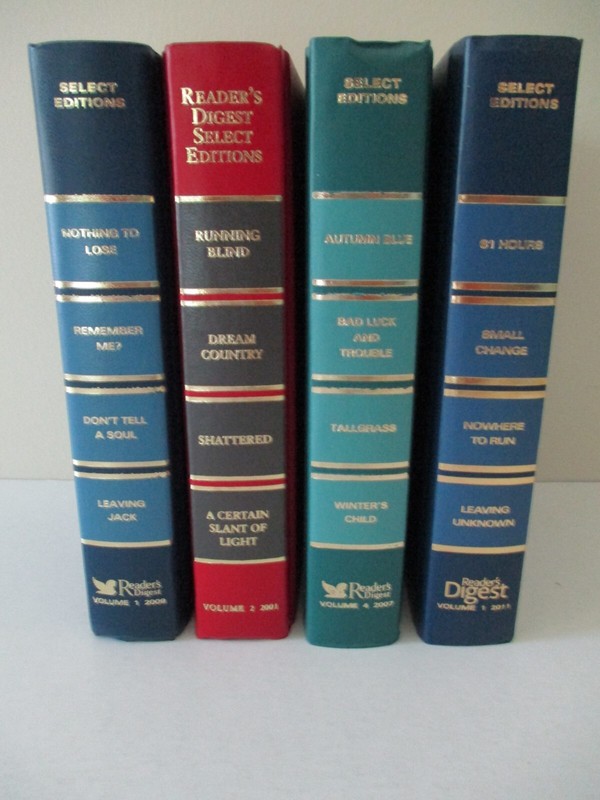 Lee Child-Dick Francis-Luanne Rice Readers Digest Condensed Book Lot of 4 HC