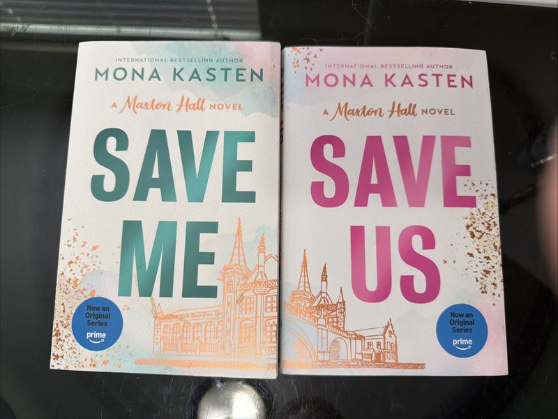 Mona Kasten Maxton Hall Save Me/Save Us Paperback Romance Novel Lot