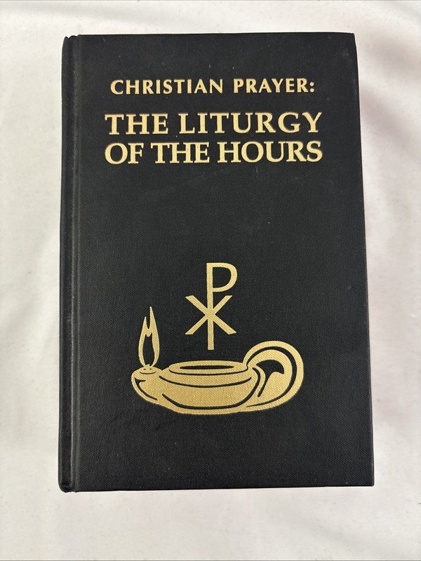 Christian Prayer The Liturgy of The Hours by Daughters of St. Paul 1976 Black
