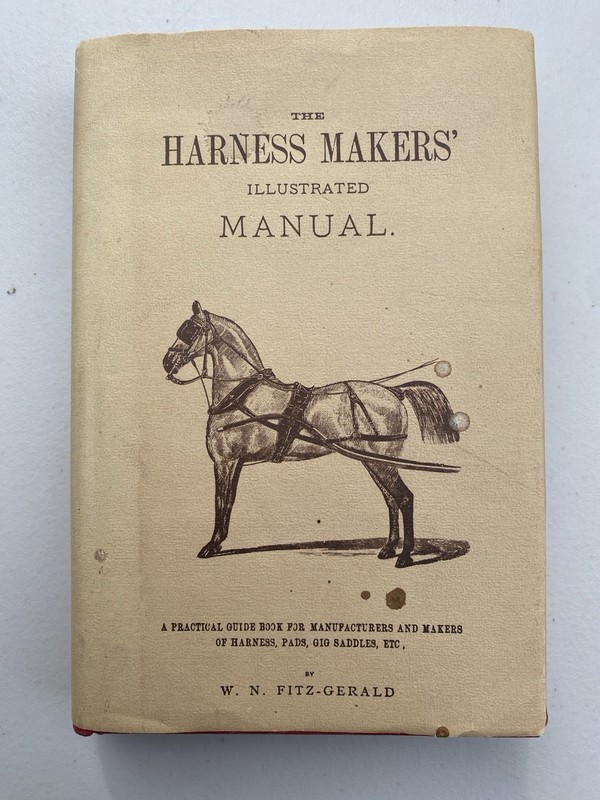Harness Makers’ Illustrated Manual William Fitz-Gerald HC/DJ 1977 Reprint