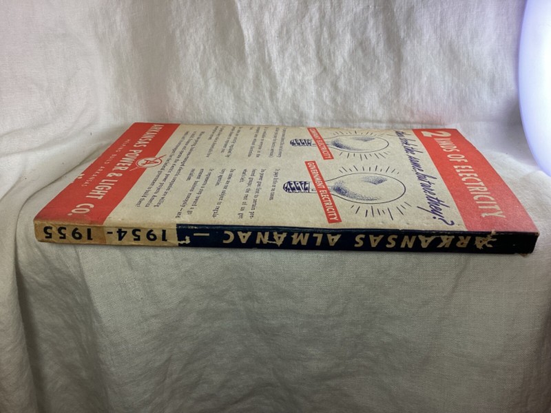VTG Arkansas ALMANAC 1954 - 1955 $1.00 236 PAGES gallery