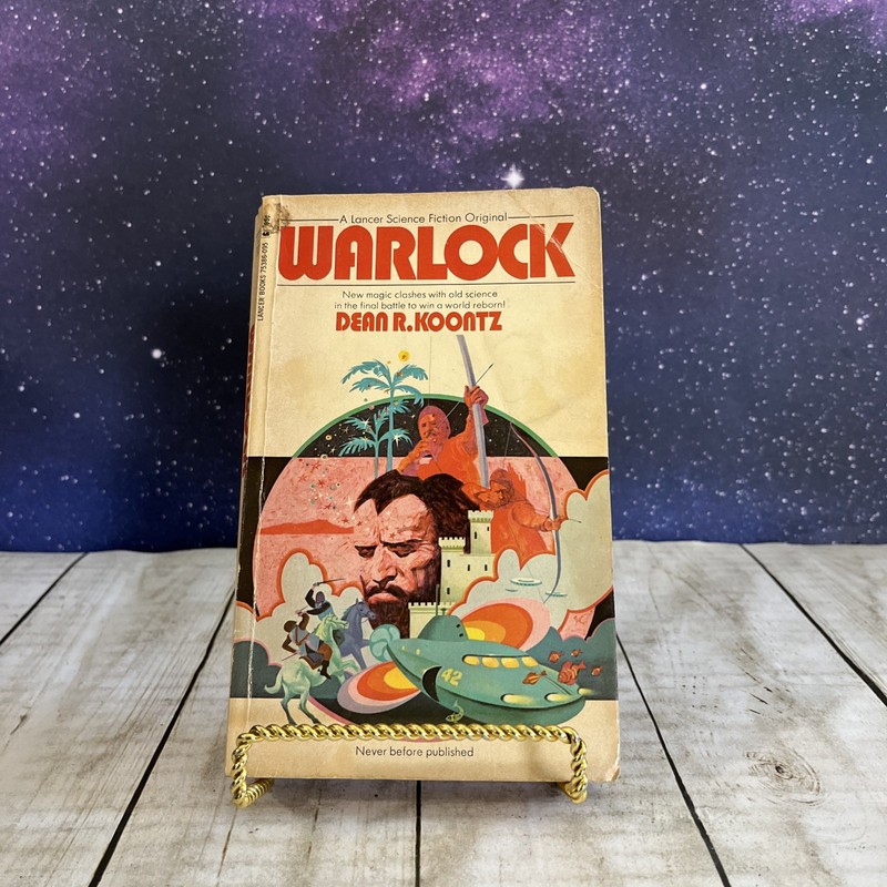 WARLOCK BY DEAN R. KOONTZ LANCER VINTAGE HORROR 1972 VINTAGE PAPERBACK