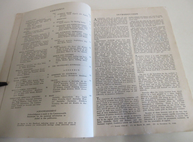 Australia: Official Handbook - National Publicity Association - 148 Pages - 1947 gallery