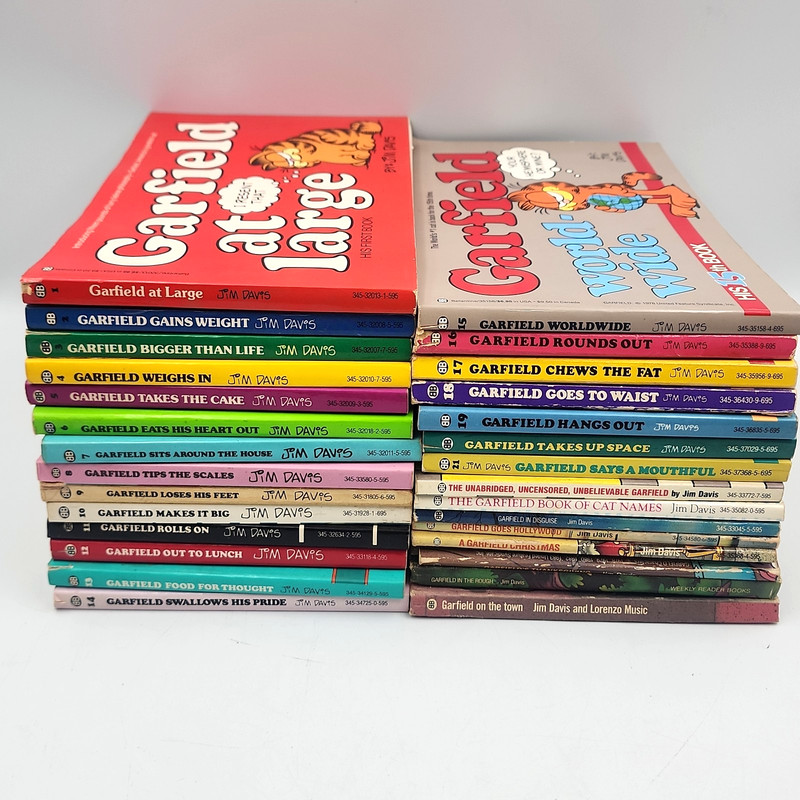 Garfield Jim Davis Book Lot of 29 Paperbacks Some First Editions Vintage
