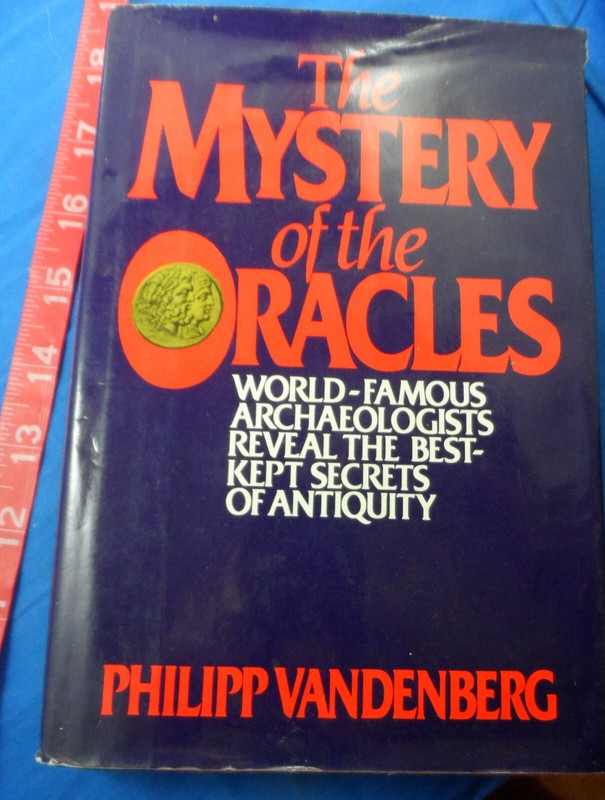 Mystery of the Oracles by Vandenberg Hard Cover Book Greece Archeology, Religion