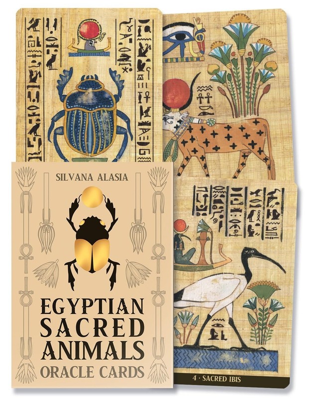 Egyptian Sacred Animals Oracle by Silvana Alasia (2025, Cards,Flash Cards)