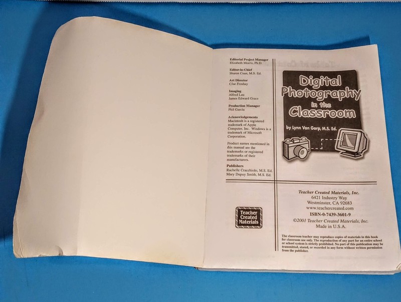 "Digital Photography in the Classroom" w/CD-Photography Book-240 pages-pre-owned gallery