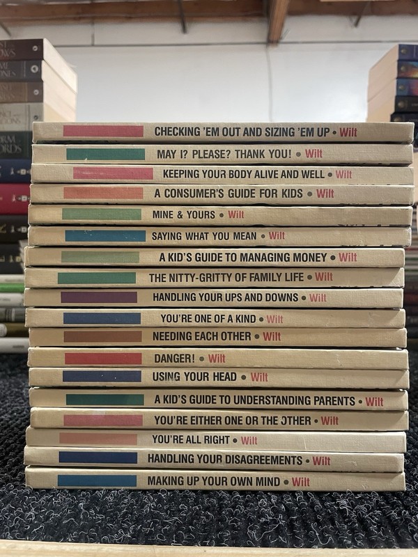 Joy Wilt Ready Set Grow Series Weekly Reader 1970s Vintage Hardback 18 Book Lot
