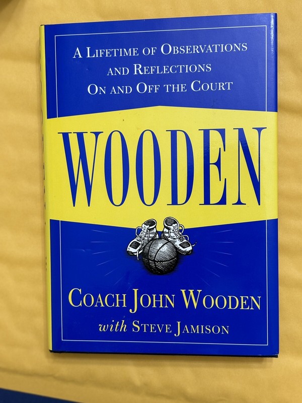 Wooden By John Wooden With Steve Jamison. Near Mint.