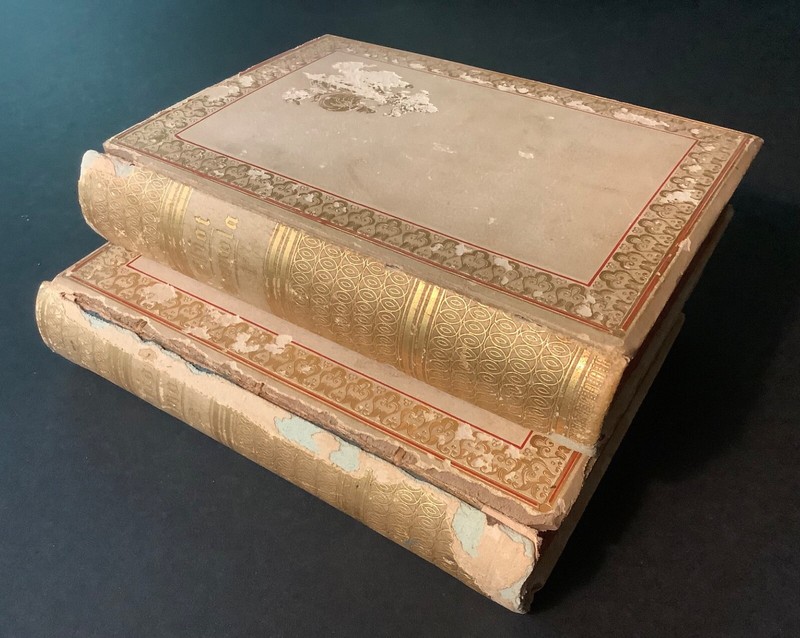 ROMOLA by George Eliot 1863 2 Vols Tauchnitz Copyright Edition Illustrated HC