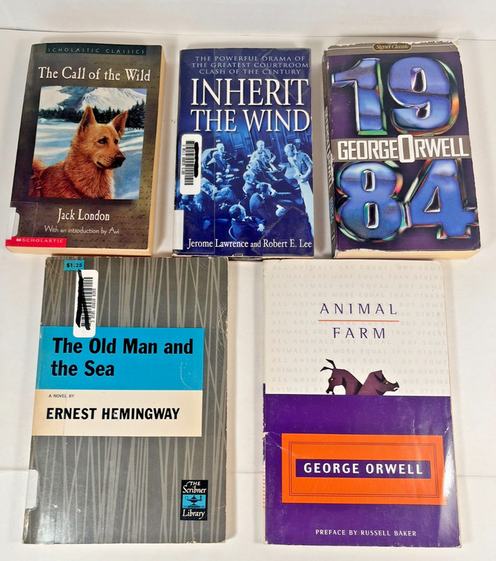 Classic Novels through Time 5 Paperbacks Early to Mid 20th Century Classics