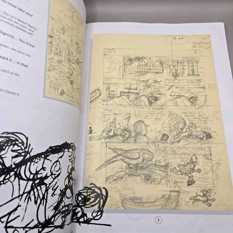 TinTin and Alph-Art - Herge (2004) Paperback Artist Sketches Adventures gallery