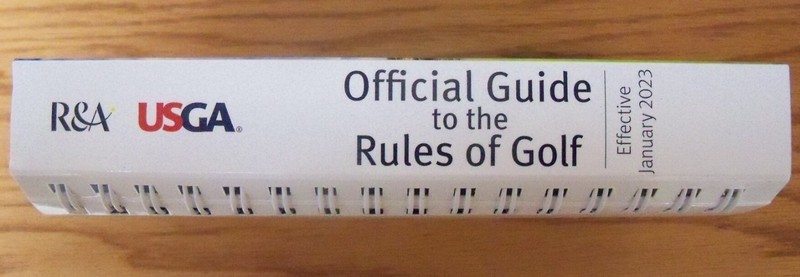 RULES OF GOLF USGA offician guide January 2023 (spiral bound): UGM NEW OTHER
