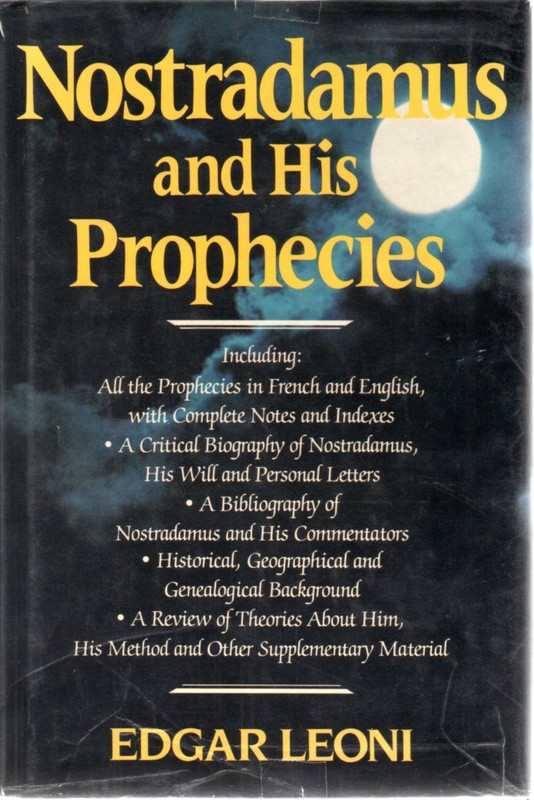 Nostradamus and His Prophecies – Edgar Leoni, Gramercy, Hardcover
