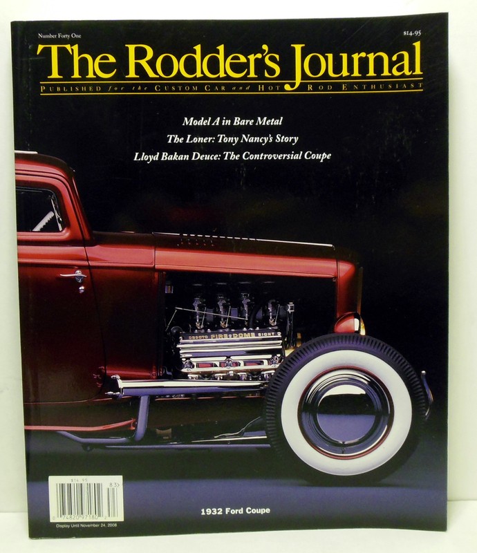 The Rodder’s Journal Custom Car Hot Rod Magazine Issue #41 1932 Ford Coupe