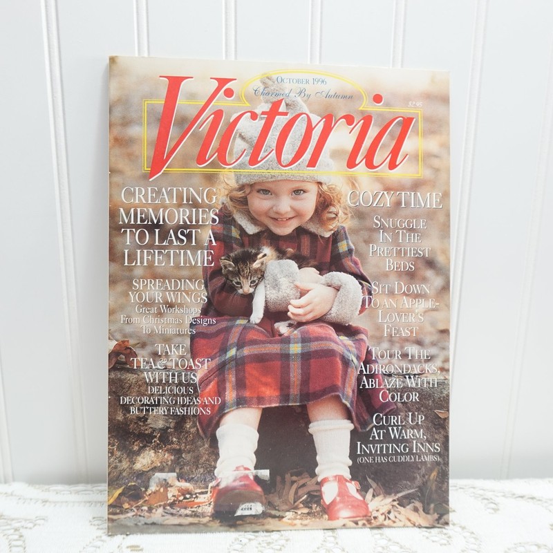 Victoria Magazine October 1996 Vol 10 No 10 Autumn Fall Decor Lifestyle Home