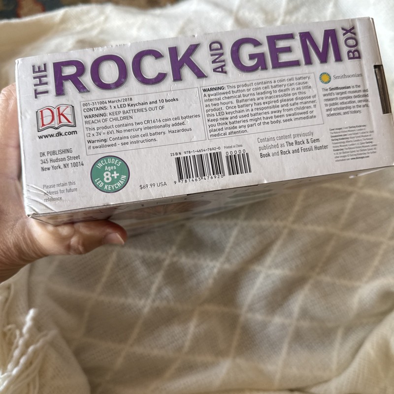 DK Smithsonian The Rock and Gem Box Of 9 Hardcover Books(Missing 1 Book In Set gallery