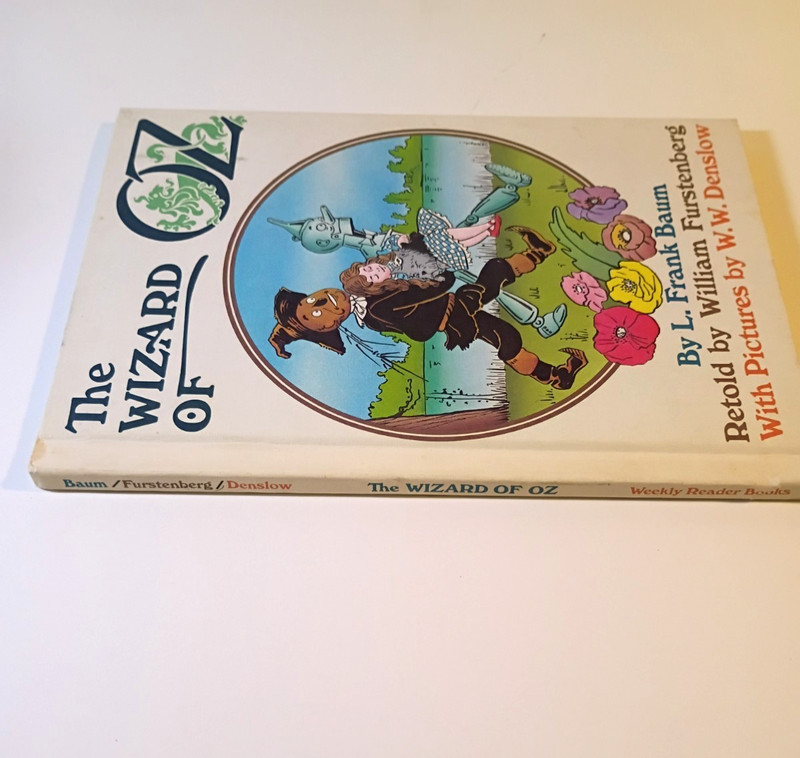 The Wizard of Oz 4 book hardcover lot Frank Baum Great Illustrated Classics gallery