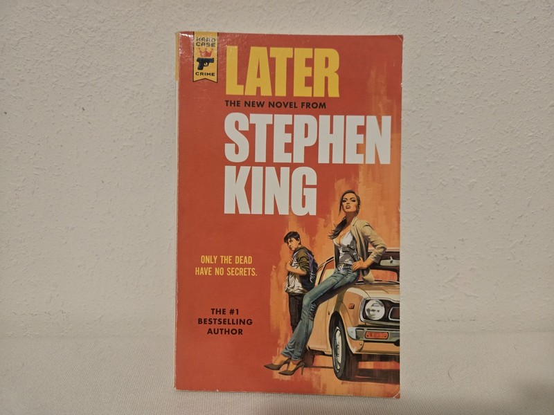 Later by Stephen King 2021 First Edition Paperback In Very Good Condition