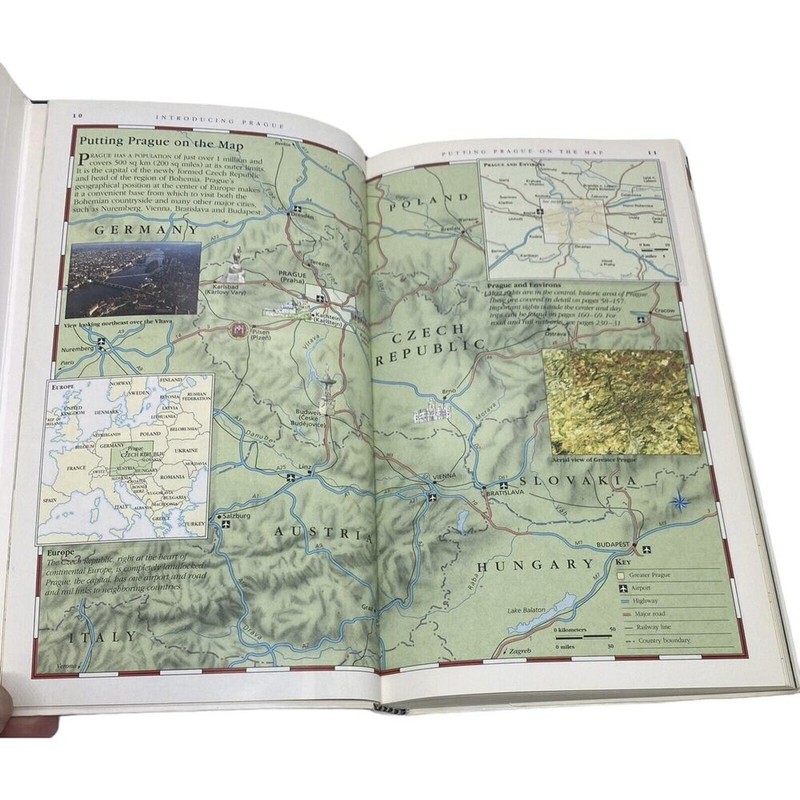 Prague: DK Eyewitness Travel Guides 1st American Ed. 1994 Maps Photos 264 Pages gallery