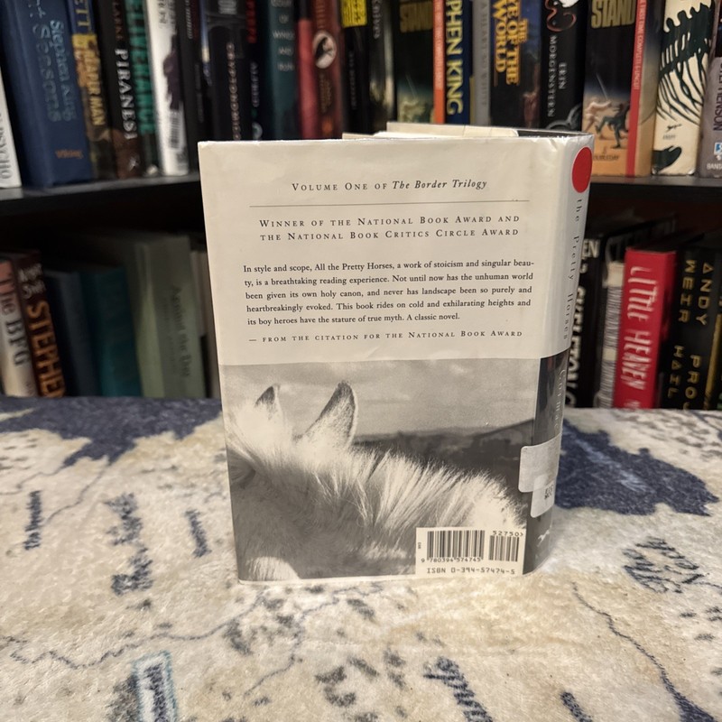 All the Pretty Horses - Cormac Mccarthy (Hardcover) Later Print, Ex-Lib. G gallery