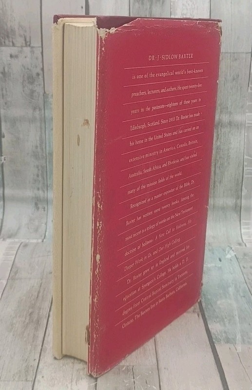 The Master Theme Of The Bible J. Sidlow Baxter 1st Edition November 1973 HCDJ gallery