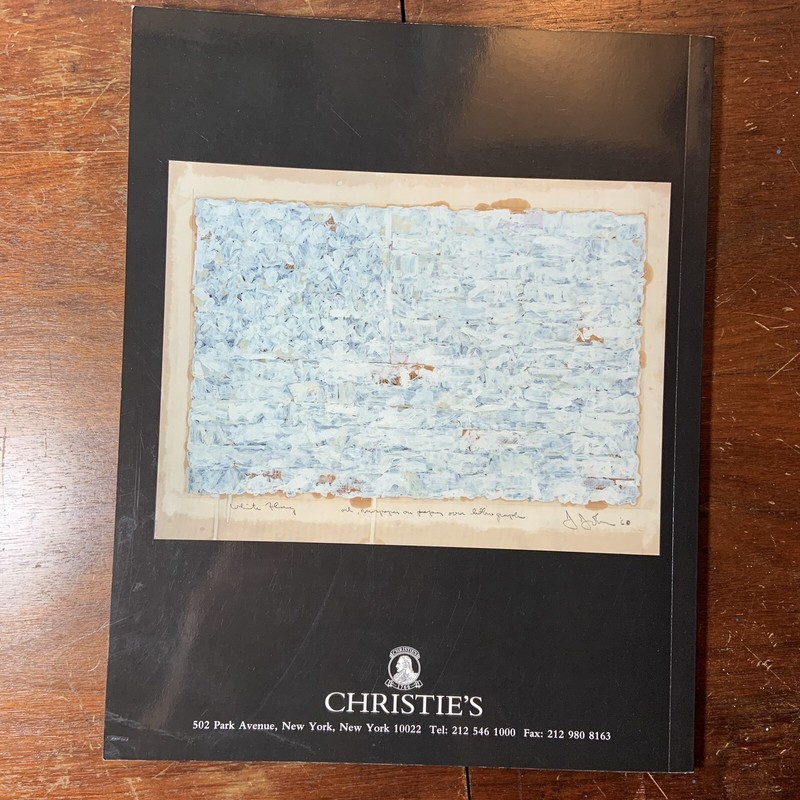 Christies Auction Catalog Feb 19 1998 New York 19th and 20th Century art Rand gallery