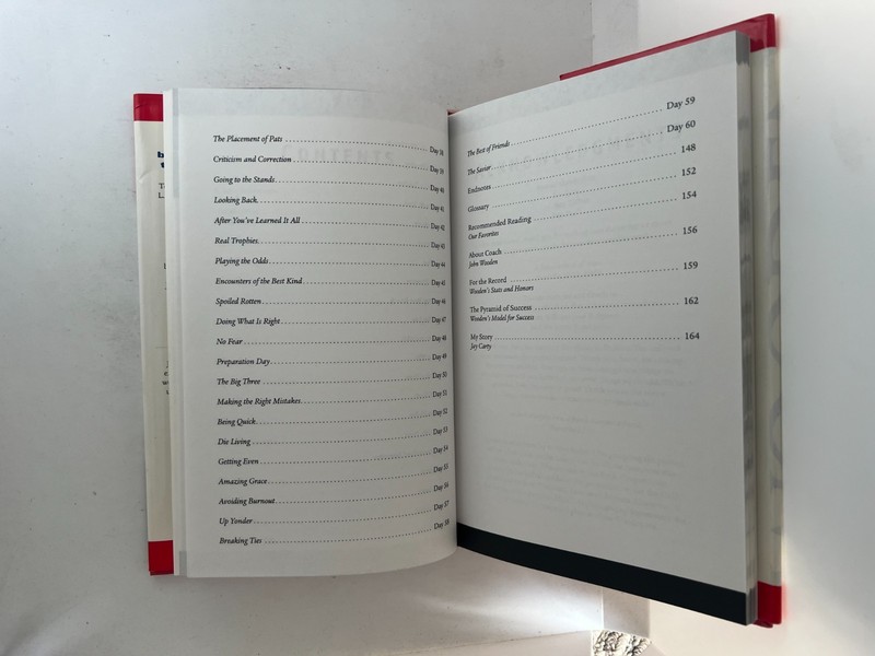 John Wooden Signed Book: One on One (1st Ed & Print) + American Treasure gallery