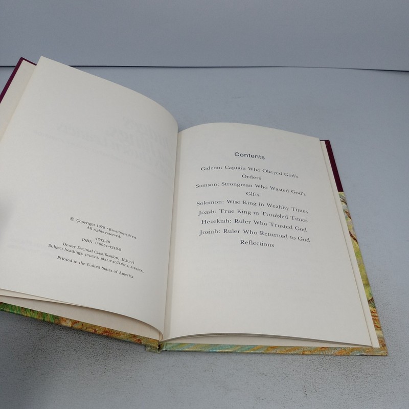 Judges and Kings: God's Chosen Leaders 1979 Hardcover by William N. McElrath gallery