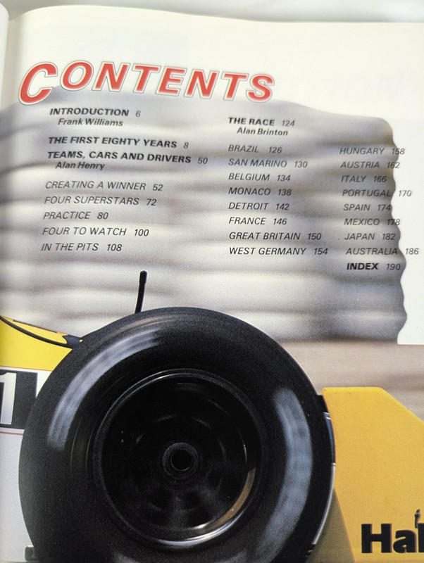 Grand Prix Revised Edition HC Alan Henry 1988 Formula 1 Racing gallery