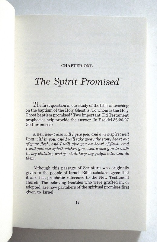 The Baptism of the Holy Ghost - Alan Kitay, 1988 sc, Word Aflame Press gallery