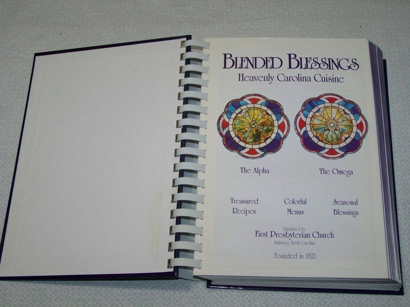 First Presbyterian Church Salisbury NC Cookbook 445 pages 800+ recipes 1998 gallery