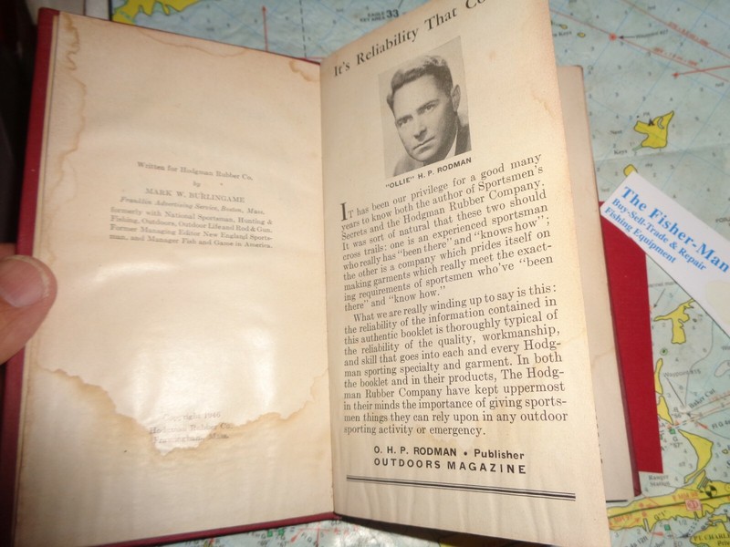 HODGMAN'S HANDY BOOK OF SPORTSMEN'S SECRETS COPYRIGHT 1946 VINTAGE 168 PAGES gallery
