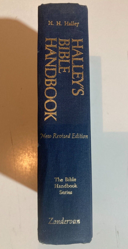 HALLEY’S BIBLE HANDBOOK hardcover ZONDERVAN 1965 Henry Halley