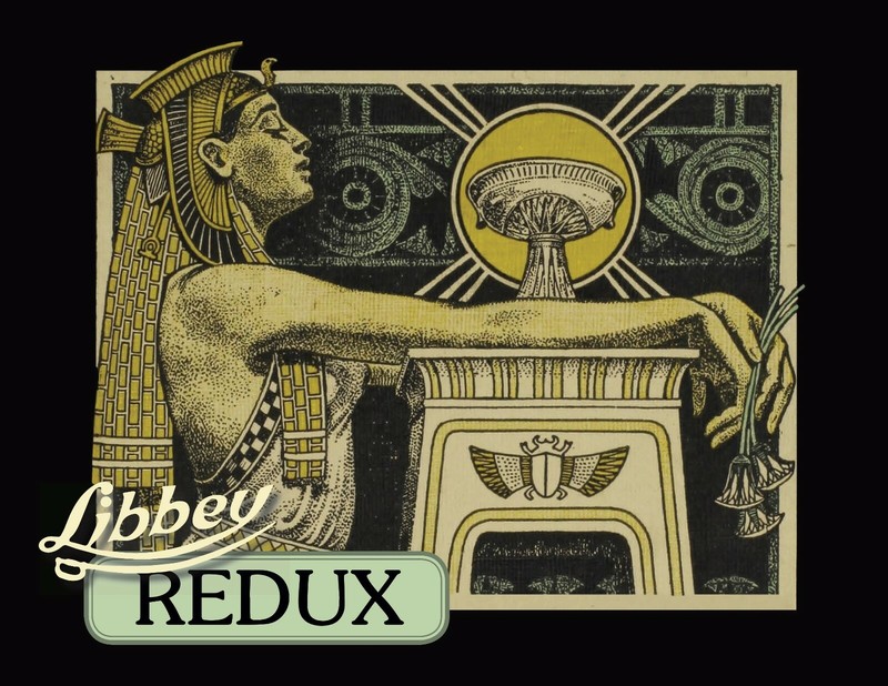 Libbey ^Redux^ American Brilliant Cut Glass and engraved catalog/book Amberina