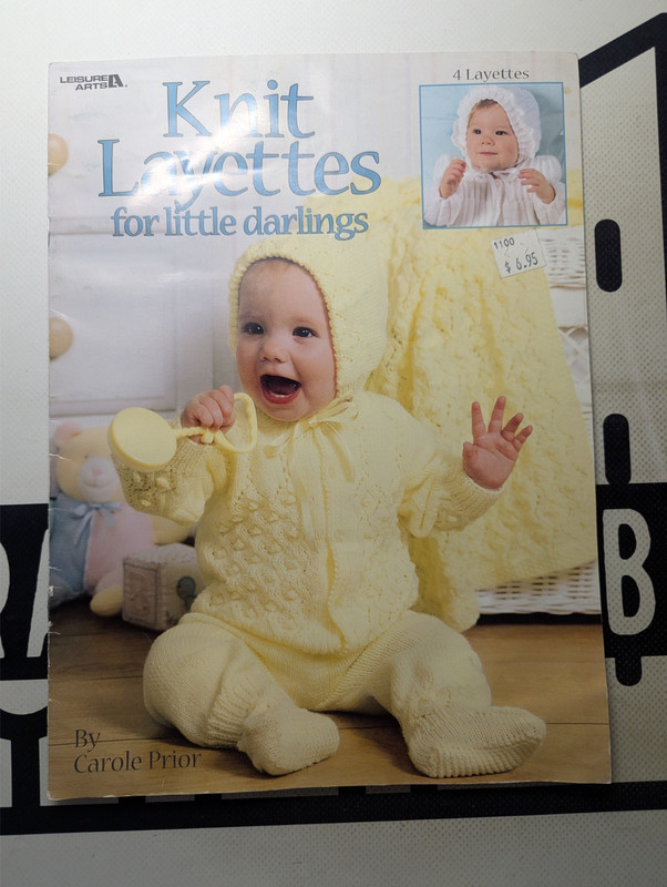 Knit Layettes for Little Darlings 4 Layettes Leisure Arts 2000 by Carole Prior