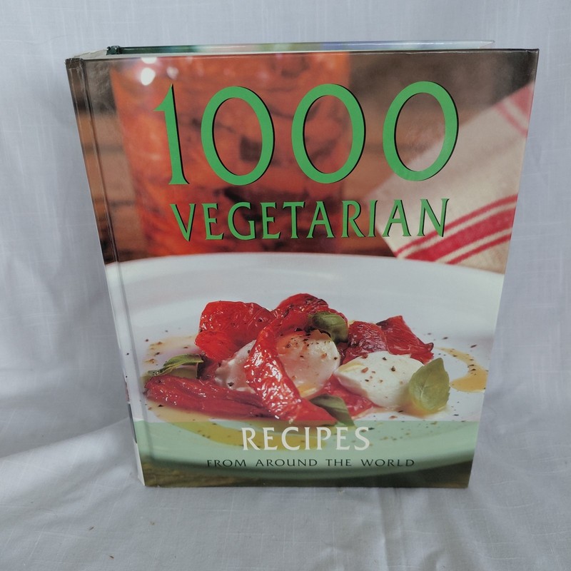 1000 VEGETARIAN RECIPES COOKBOOK From Around the World 1999 1024 Pages AMAZING!!