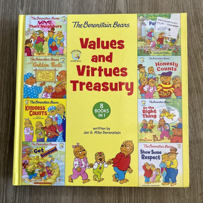 Berenstain Bears Values and Virtues Treasury : 8 Books In 1 by Mike…