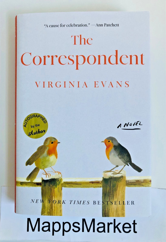SIGNED The Correspondent: A Novel by Virginia Evans (2025, Hardcover) gallery